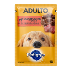 Pedigree Pouch Perros Adultos Sabor Carne - 100g