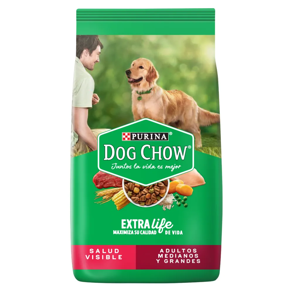 Dog Chow Adultos Razas Medianas/Grandes - 21 Kg