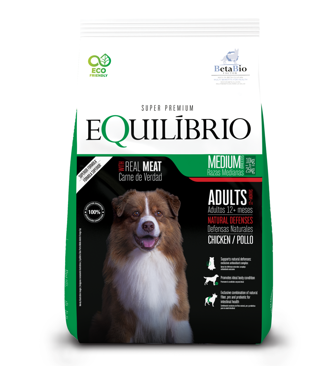 Equilibrio Perro Adulto Razas Medianas 18 Kg