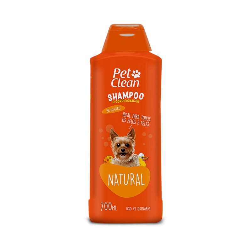 Shampoo y Acondicionador Pet Clean Natural - 700 ml