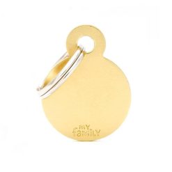 Círculo Pequeño Aluminio Dorado