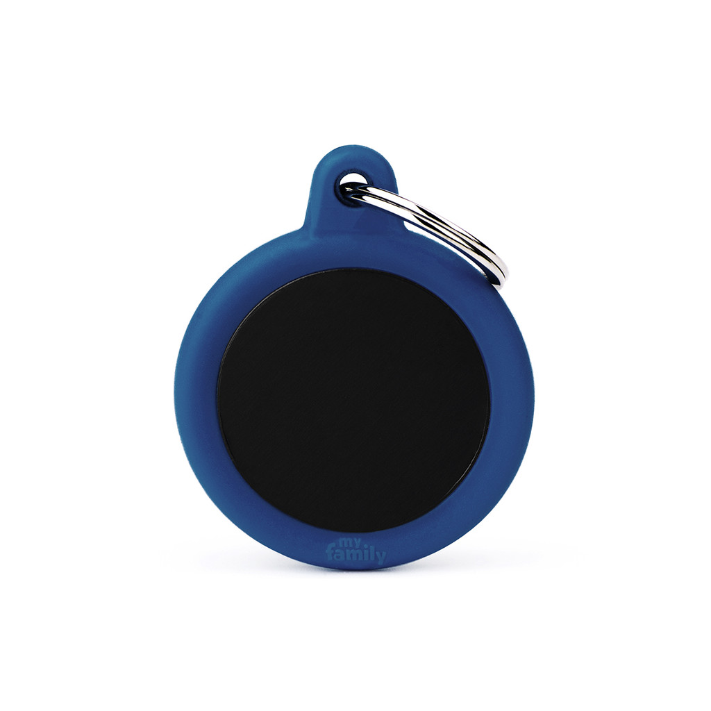 Cerchio Alluminio Nero Gomma Dark Blue Hushtag