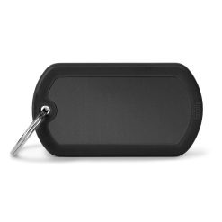 Militare Grande Alluminio Nero Gomma Nero Hushtag