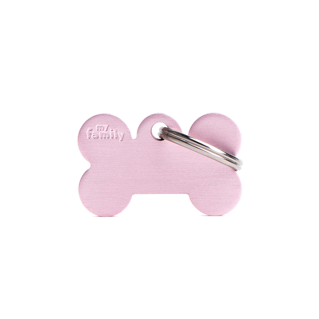 Hueso Pequeño Aluminio Rosa