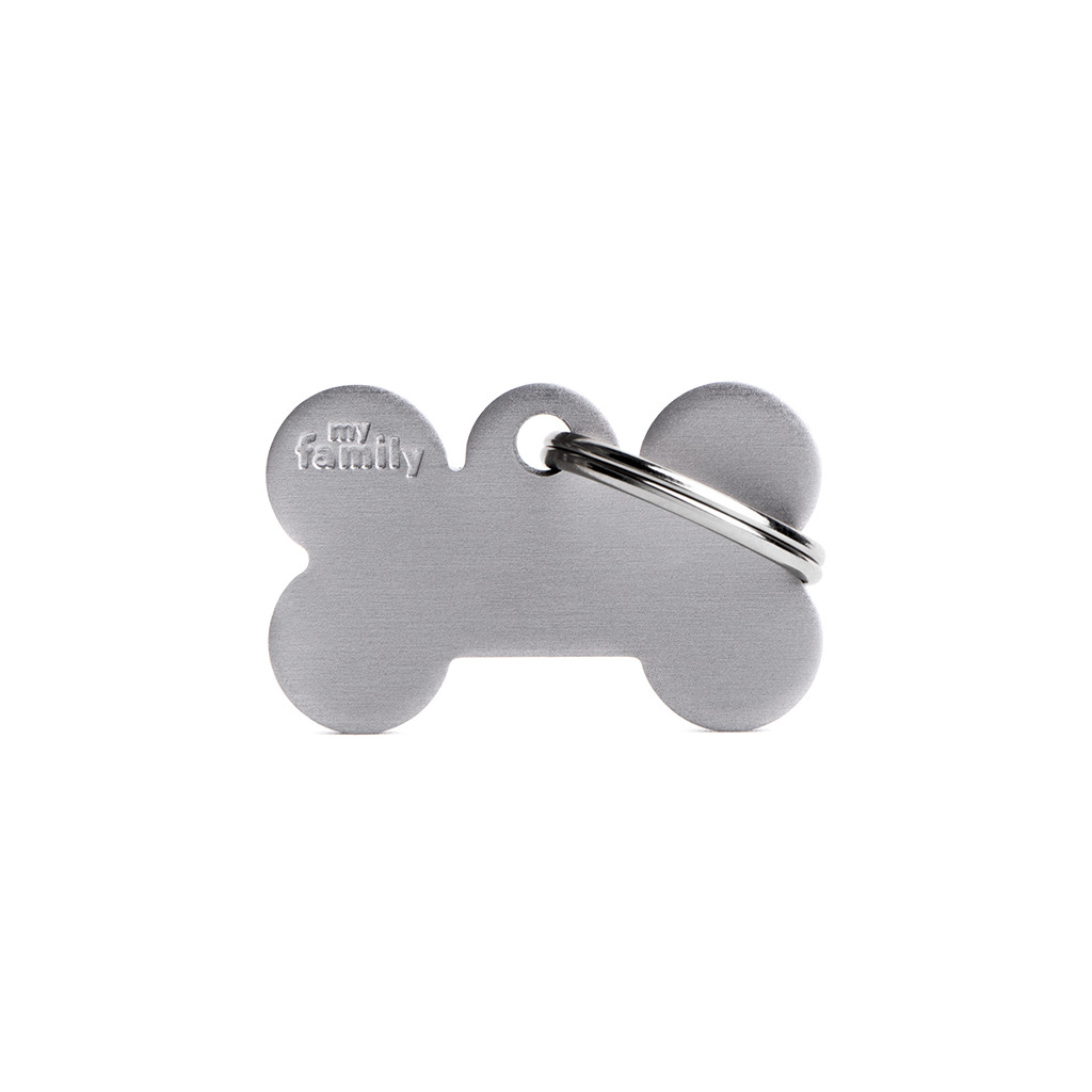 Hueso Pequeño Aluminio Gris