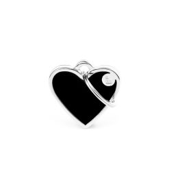 Chapita Corazón S Negro Basic Handmade