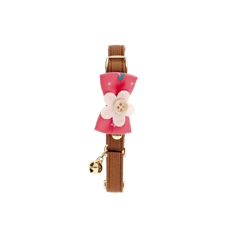 Collare Gatto Easy Flower 10Mm Marrone