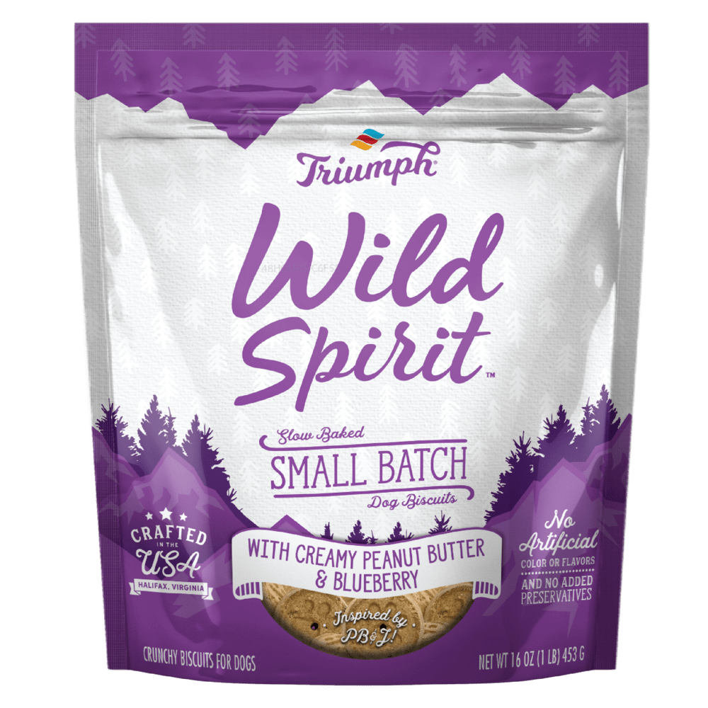 Galletas para Perros Triumph Wild Spirit - Mantequilla de Mani y Arándanos