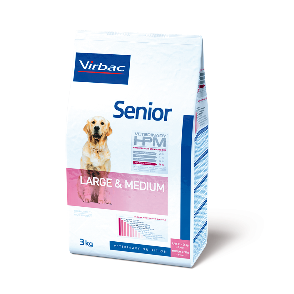 Virbac Hpm Senior +7 Mediano y Grande - 3 Kg