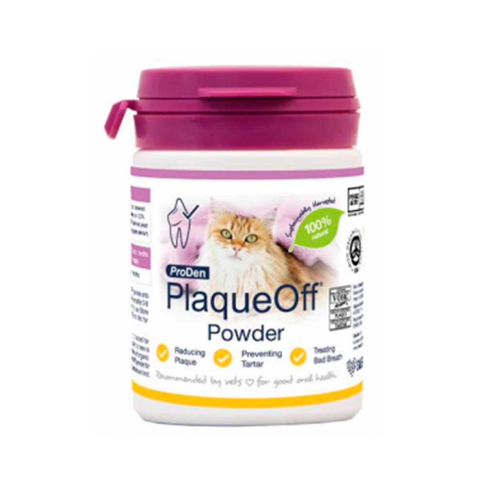 PLAQUE OFF - Polvo anti sarro Natural GATOS - 40GR