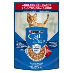 Cat Chow Pouch Carne - 85 Gr