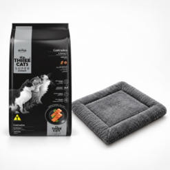 Three Cats Castrado Sabor Salmón 10kg + COLCHONETA De Regalo