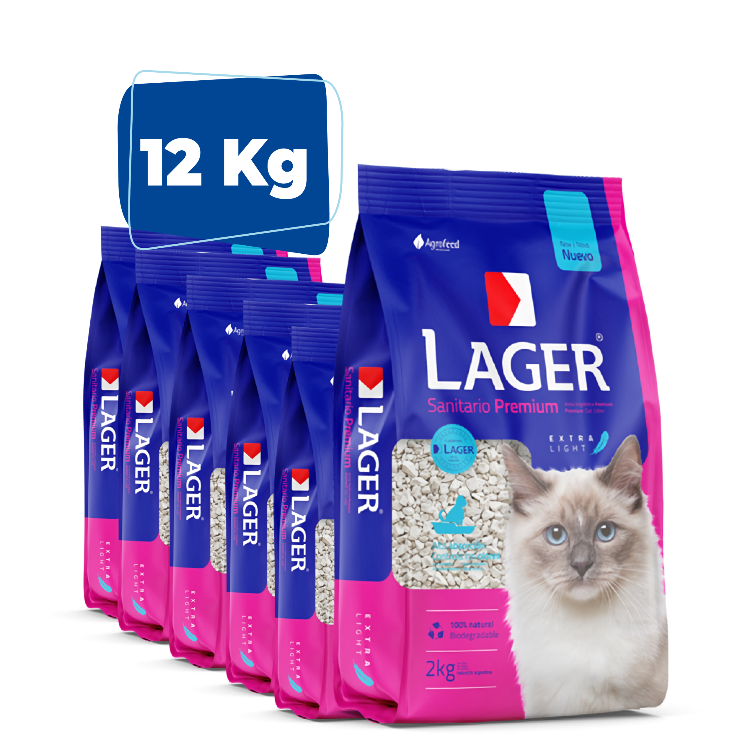 Sanitario Lager 2 Kg x 6 Bolsas