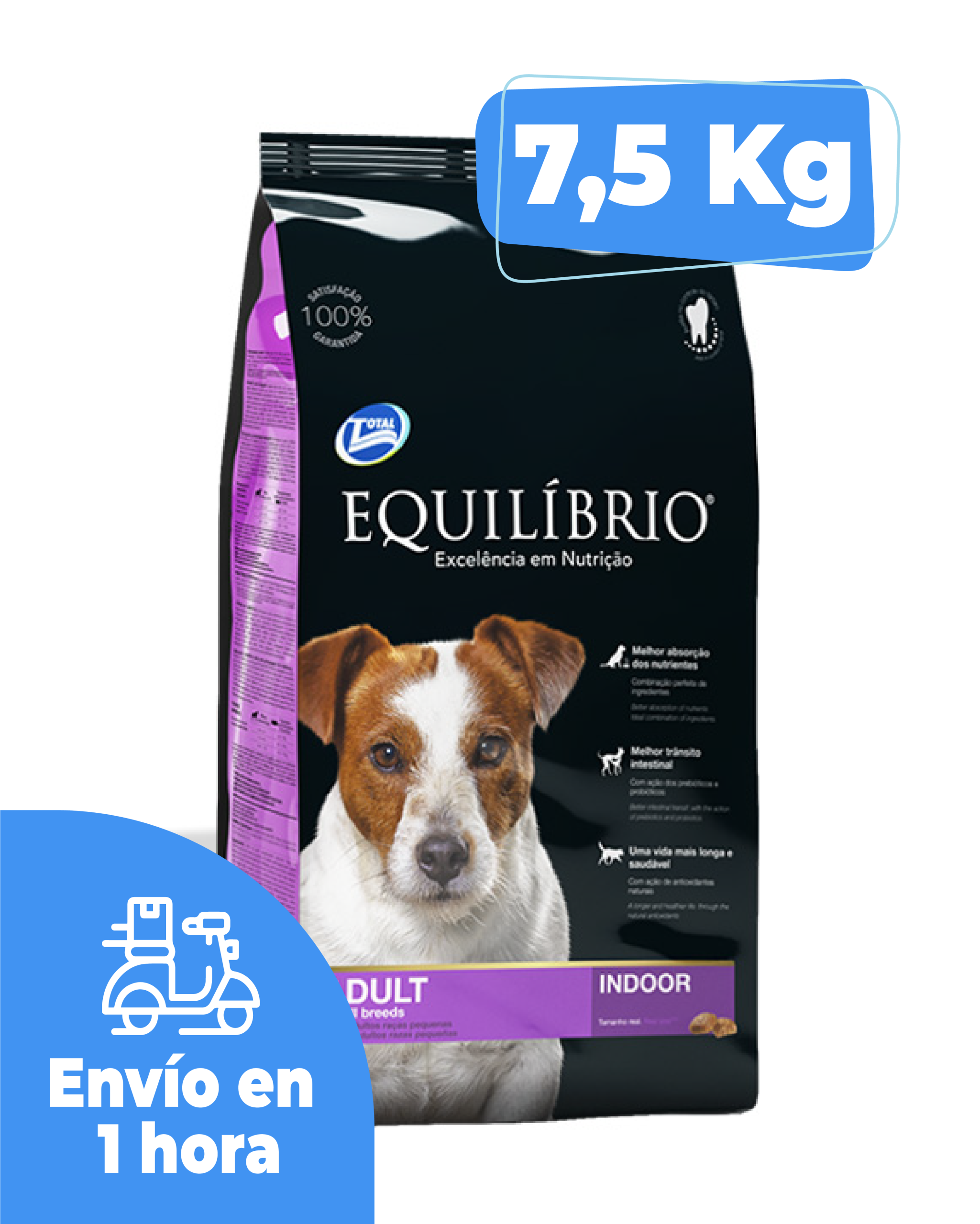 Equilibrio Perro Adulto Pequeño - 7,5 Kg ENVÍOS YA
