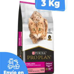 Pro Plan Gato Castrado Sterilized 3 Kg ENVÍOS YA