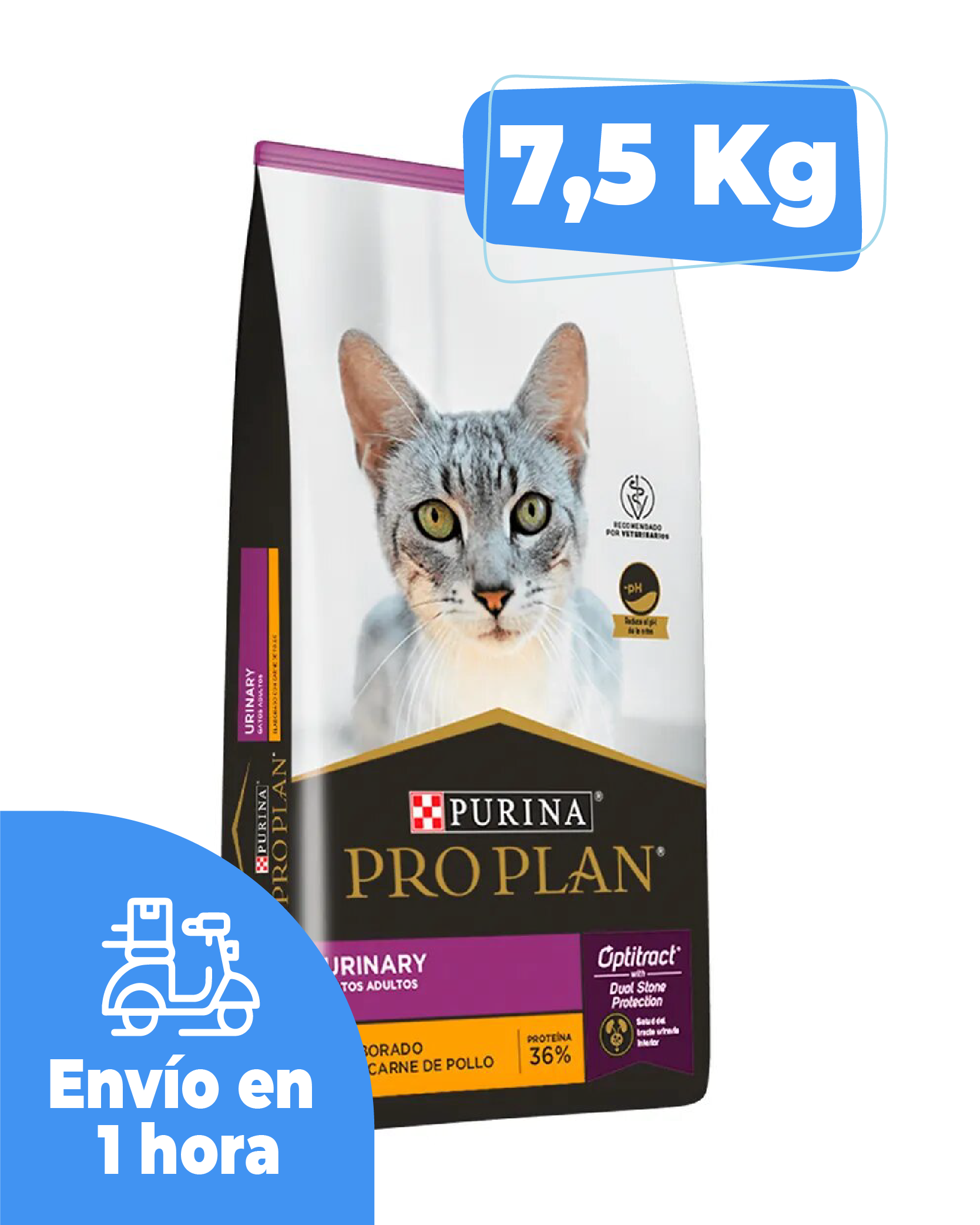 Pro Plan Gato Urinary Care - 7,5 Kg ENVÍOS YA