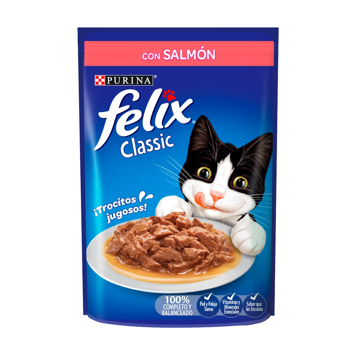 Felix Classic Pouch Salmon 85 gr