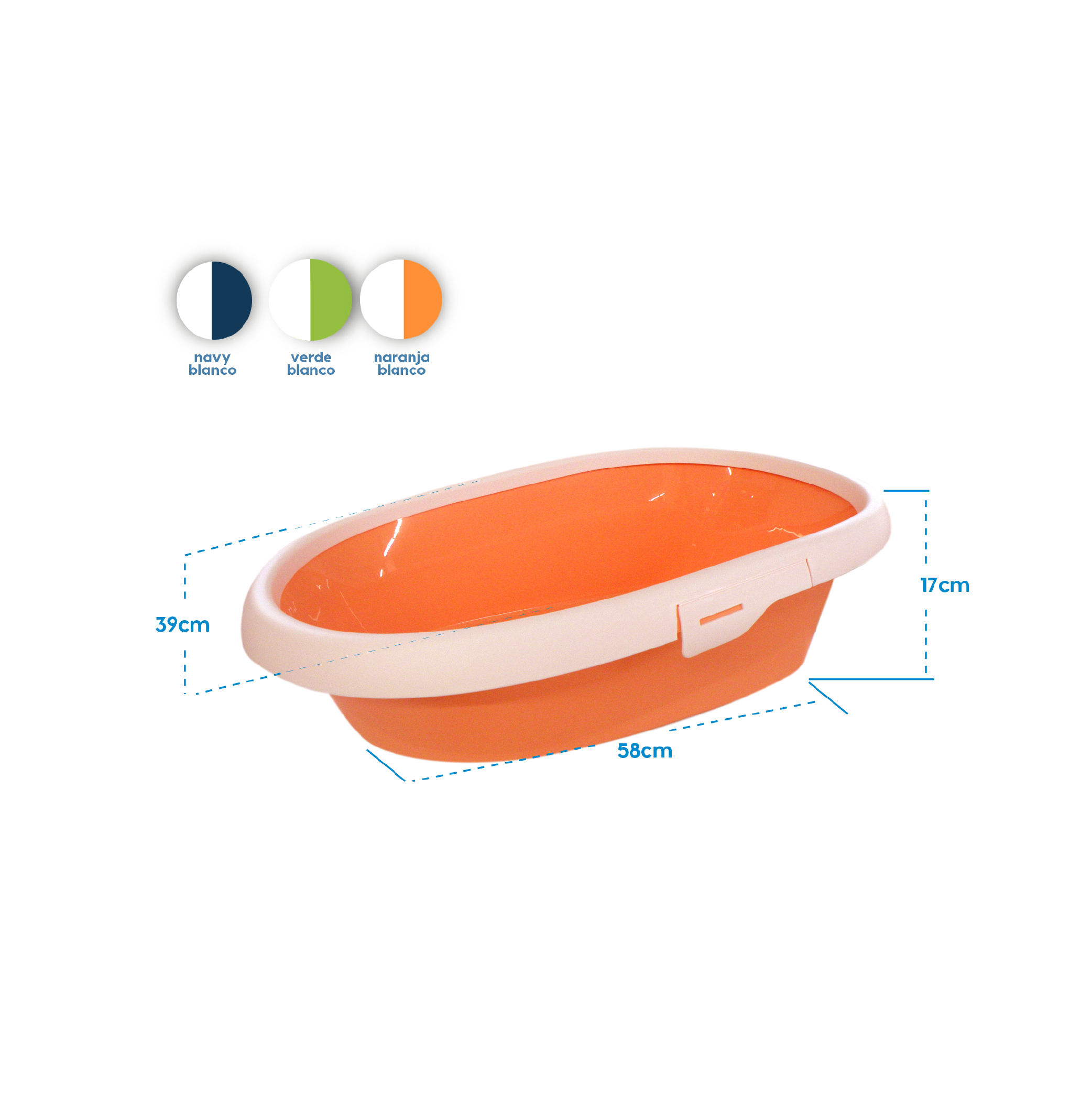 Bandeja Sanitaria para gatos 58 x 56 x 17 cm