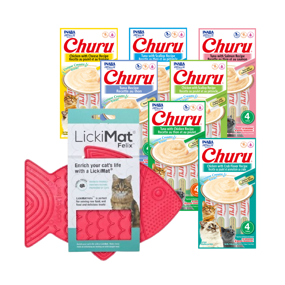 Promo 7 Churus + Lickimat de REGALO