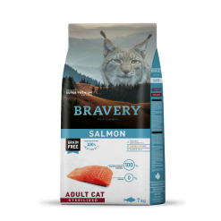 Bravery Gato Adulto Castrado Salmón 2 Kg