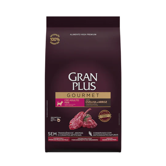 GRAN PLUS PERROS ADULTOS RAZA PEQUEÑA SABOR CORDERO 10 KG + 1 KG GRATIS - Imagen 2