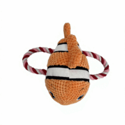 PEZ PAYASO DE ALGODÓN Y CUERDA 20CMS