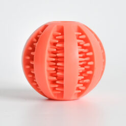 PELOTA DENTAL TPR L NARANJA