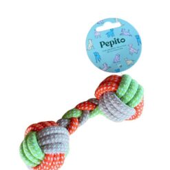 JUGUETE CUERDA CON FORMA DE PESA 18CMS