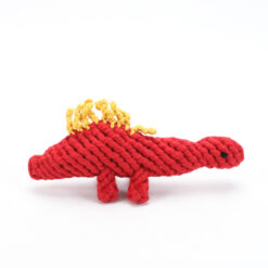 DINOSAURIO CUERDA DE ALGODÓN 23CMS