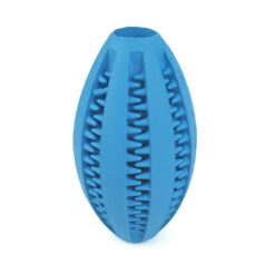PELOTA OVAL DENTAL TPR L AZUL