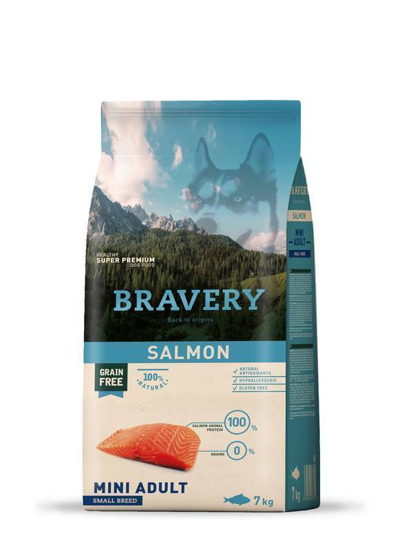 Bravery Perro Adulto Mini Salmón 7 Kg