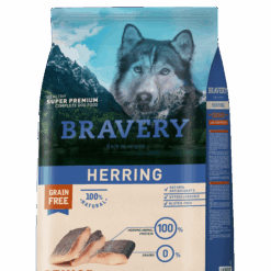 Bravery Perro Senior Medium/Large Herring 12kg + Recipiente de Alimento de REGALO