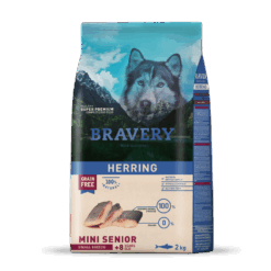 Bravery Perro Senior Mini 2kg + Collar y Correa Animal Planet de REGALO