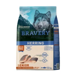 Bravery Perro Senior Medium/Large Herring