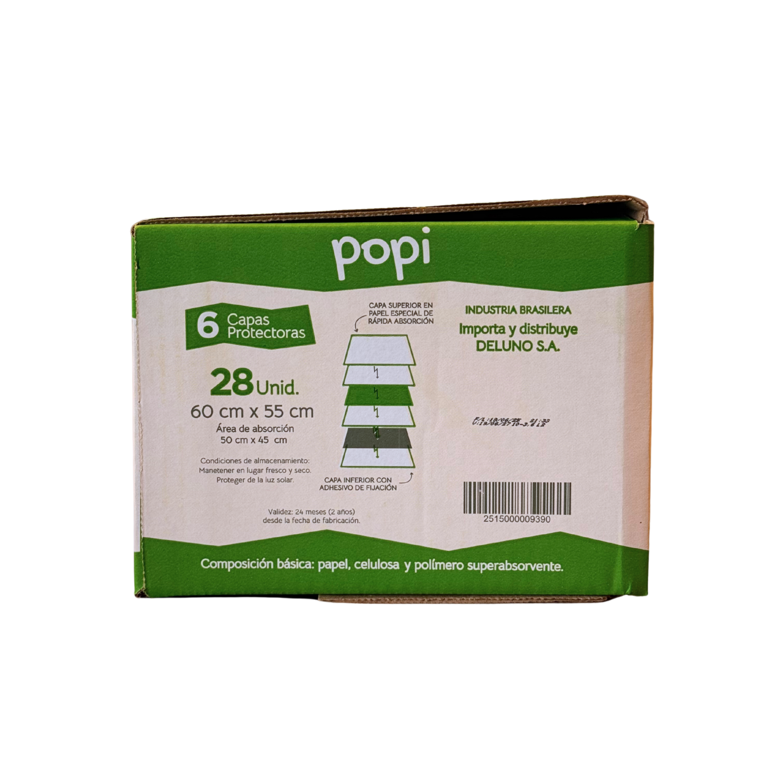 Paños de Entrenamiento Biodegradables 28 un (55x60 cm) - Imagen 2