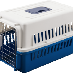 TRANSPORTIN BLANCO Y AZUL 48x32x30h