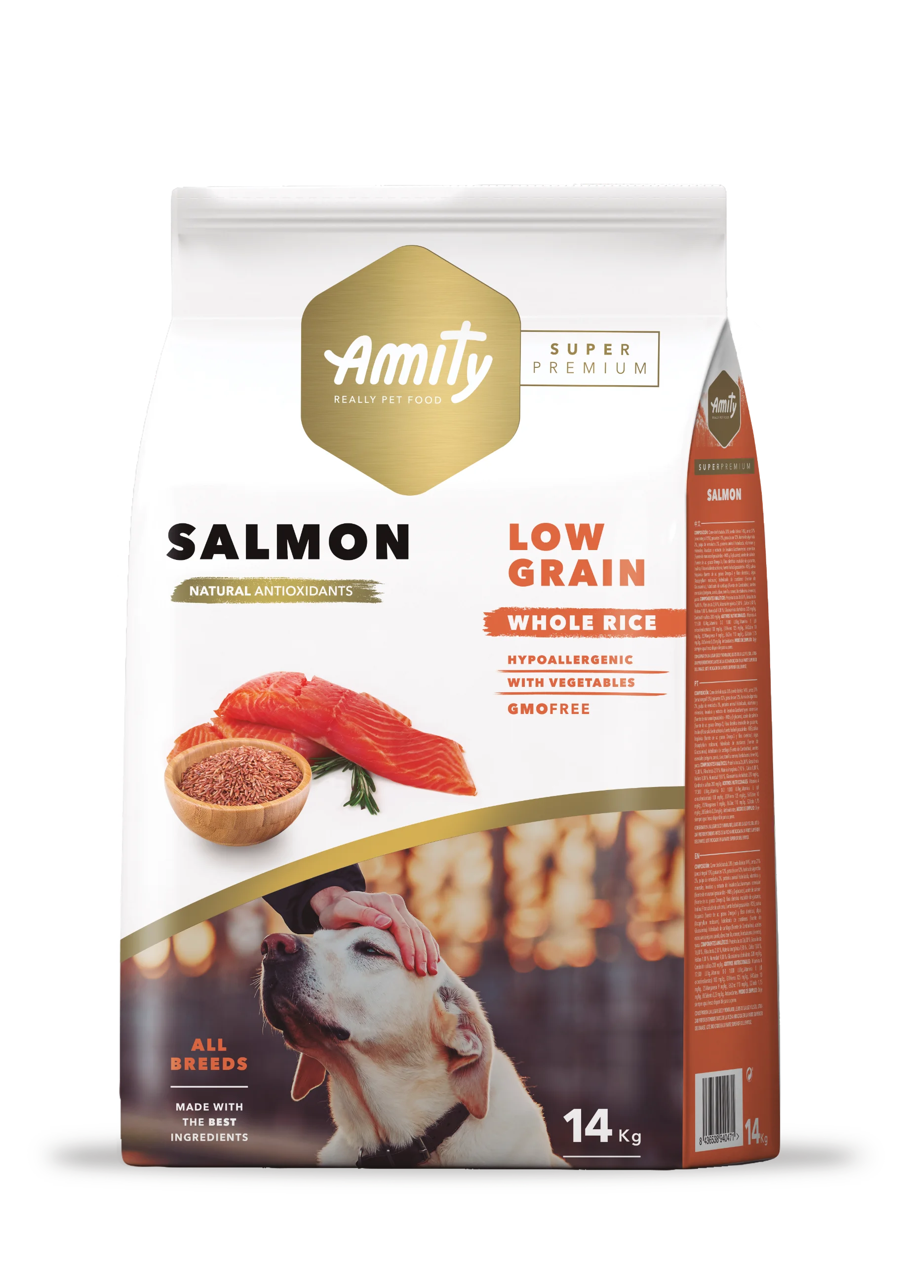 Amity Perro Adulto Razas medianas/grandes Salmón