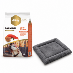 Amity Perro Adulto Razas medianas/grandes Salmón 14 Kg + COLCHONETA DE REGALO
